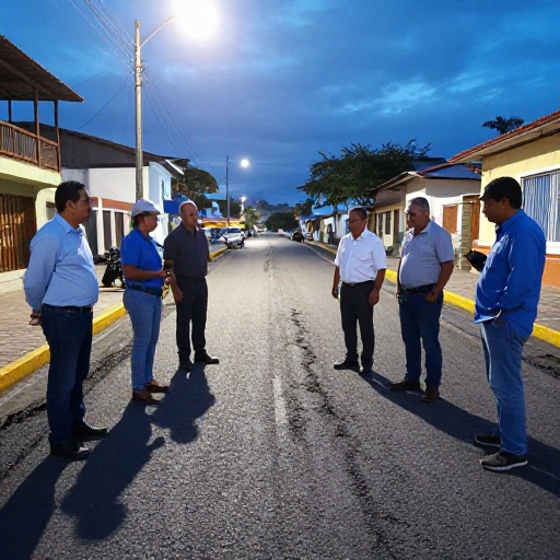 Alcaldía renovó paradero en Coronel Maridueña; Prefectura trabajó vías rurales
