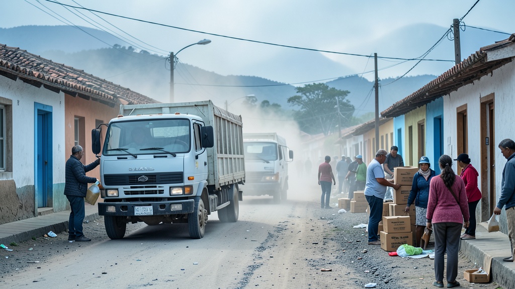 Entrega de kits de víveres en Chanchán y La Modelo tras desborde de ríos