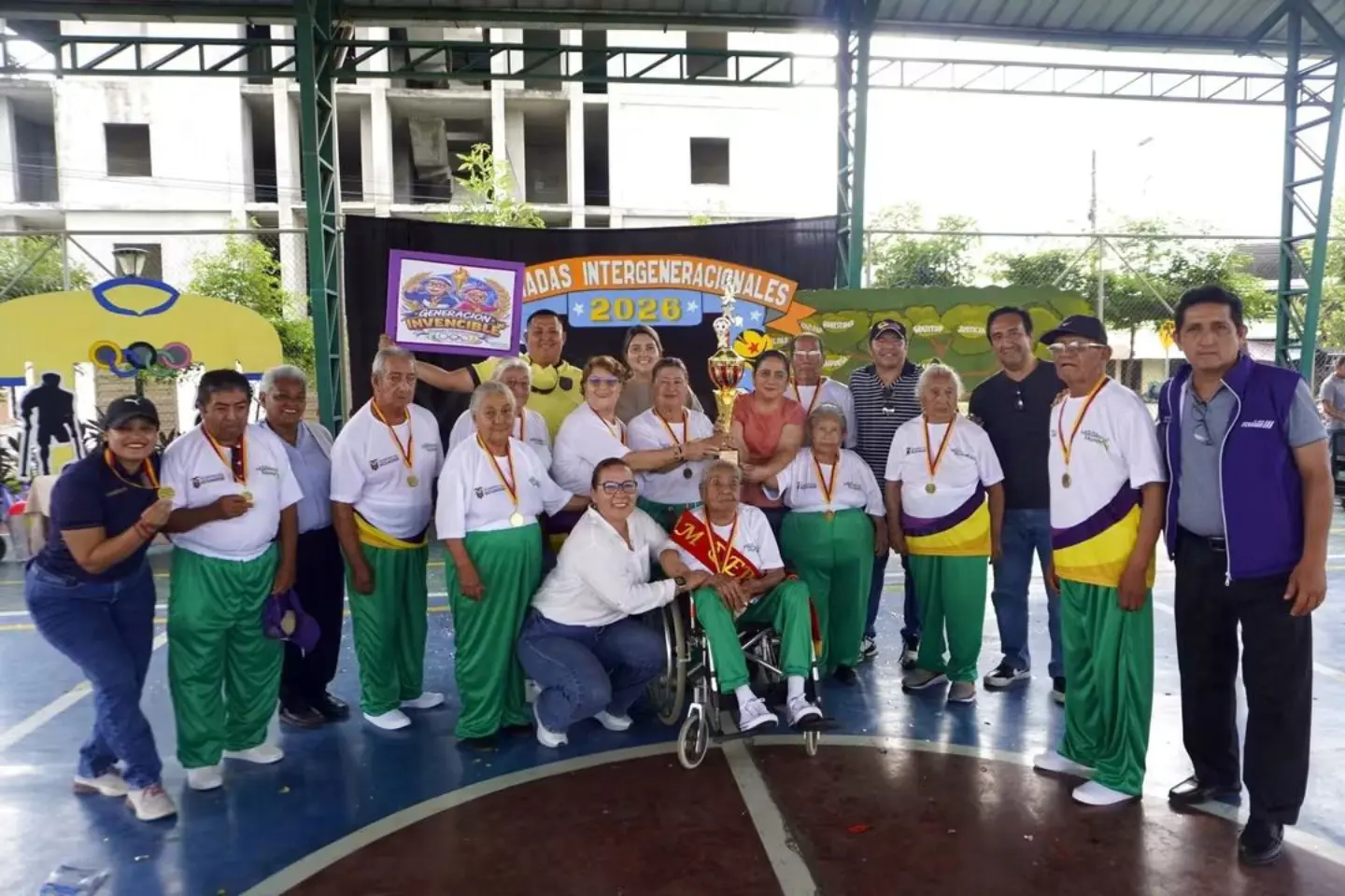Generación Invencible se corona campeón de las Olimpiadas Intergeneracionales en Coronel Maridueña