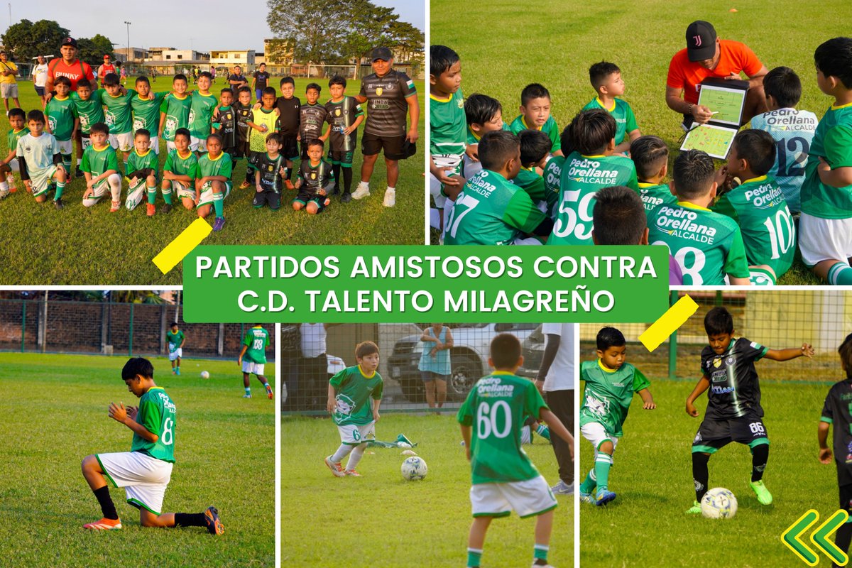 Alumnos de 'Los Tigres' disputaron partidos amistosos con Talento Milagreño en Guayas