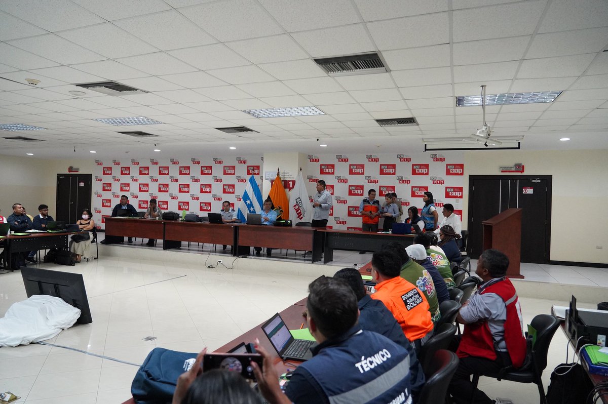 SNGR, Prefectura y Coordinación 5 entrenan a Guayas en análisis multiamenazas
