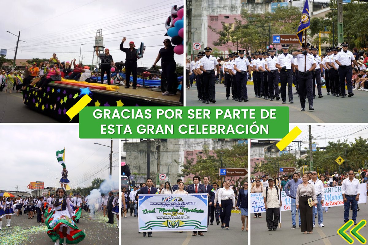 Desfile Cívico Cultural en Coronel Maridueña se desarrolló con total normalidad