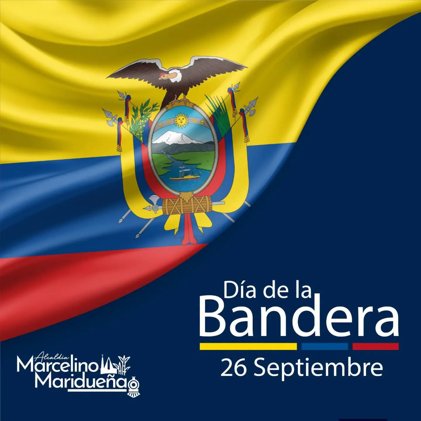 Coronel Maridueña celebra el Día de la Bandera con orgullo local e identidad