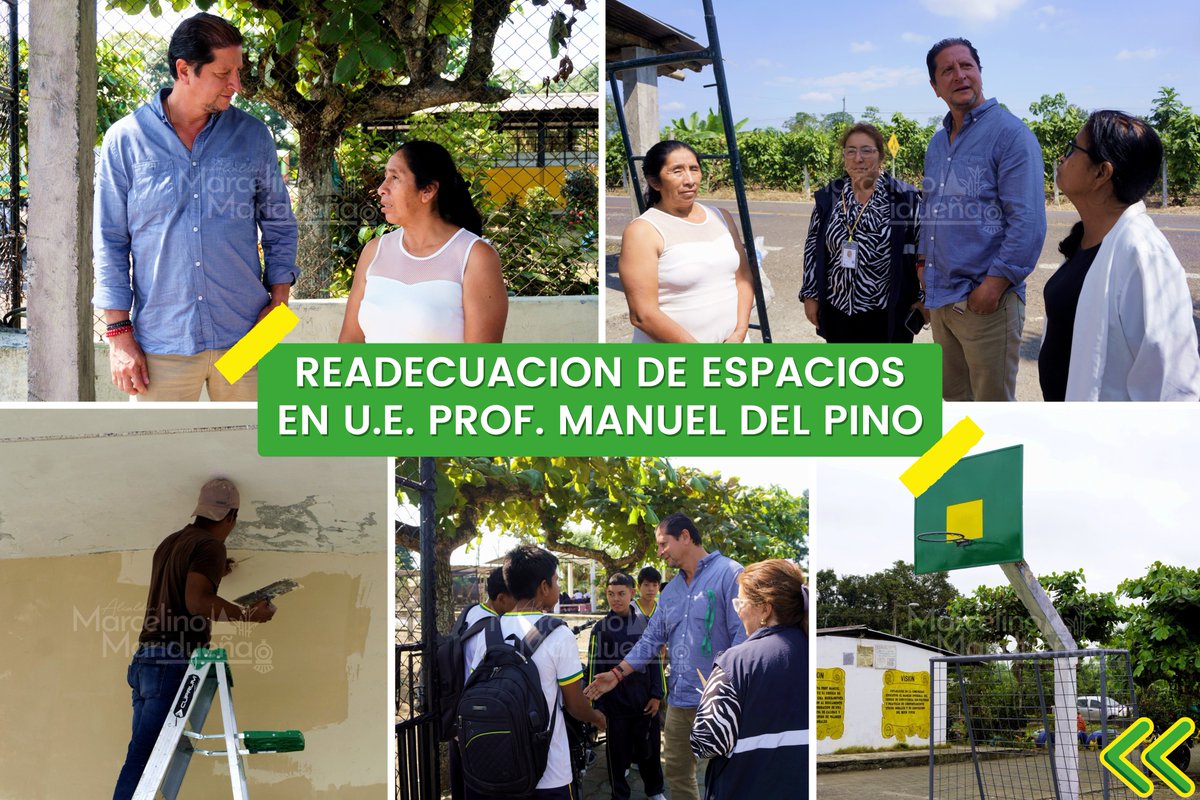 Alcaldía readecúa y pinta Unidad Educativa Prof. Manuel del Pino en El 87