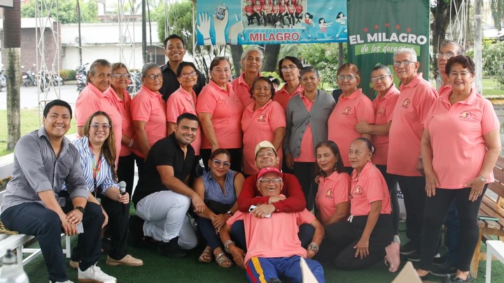 Milagro celebra al adulto mayor con música y salud en el Día del Pasillo