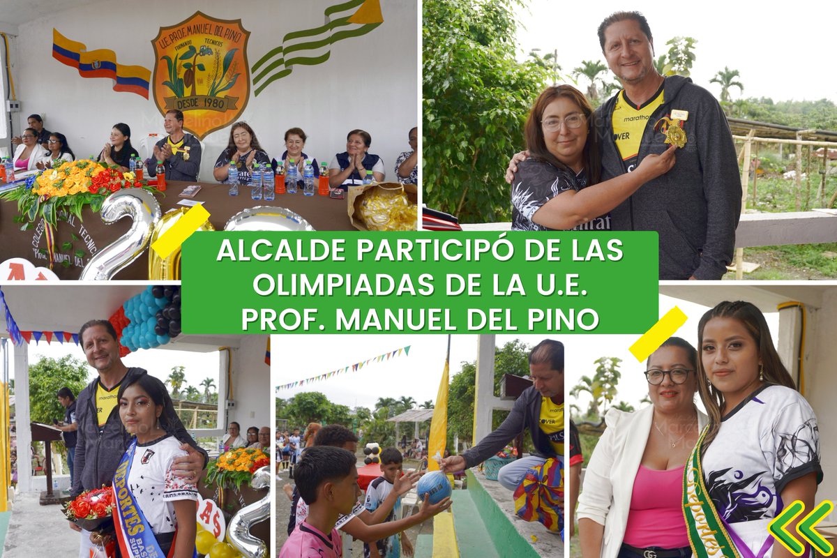 Alcalde Pedro Orellana asistió a las Olimpiadas escolares en La 87