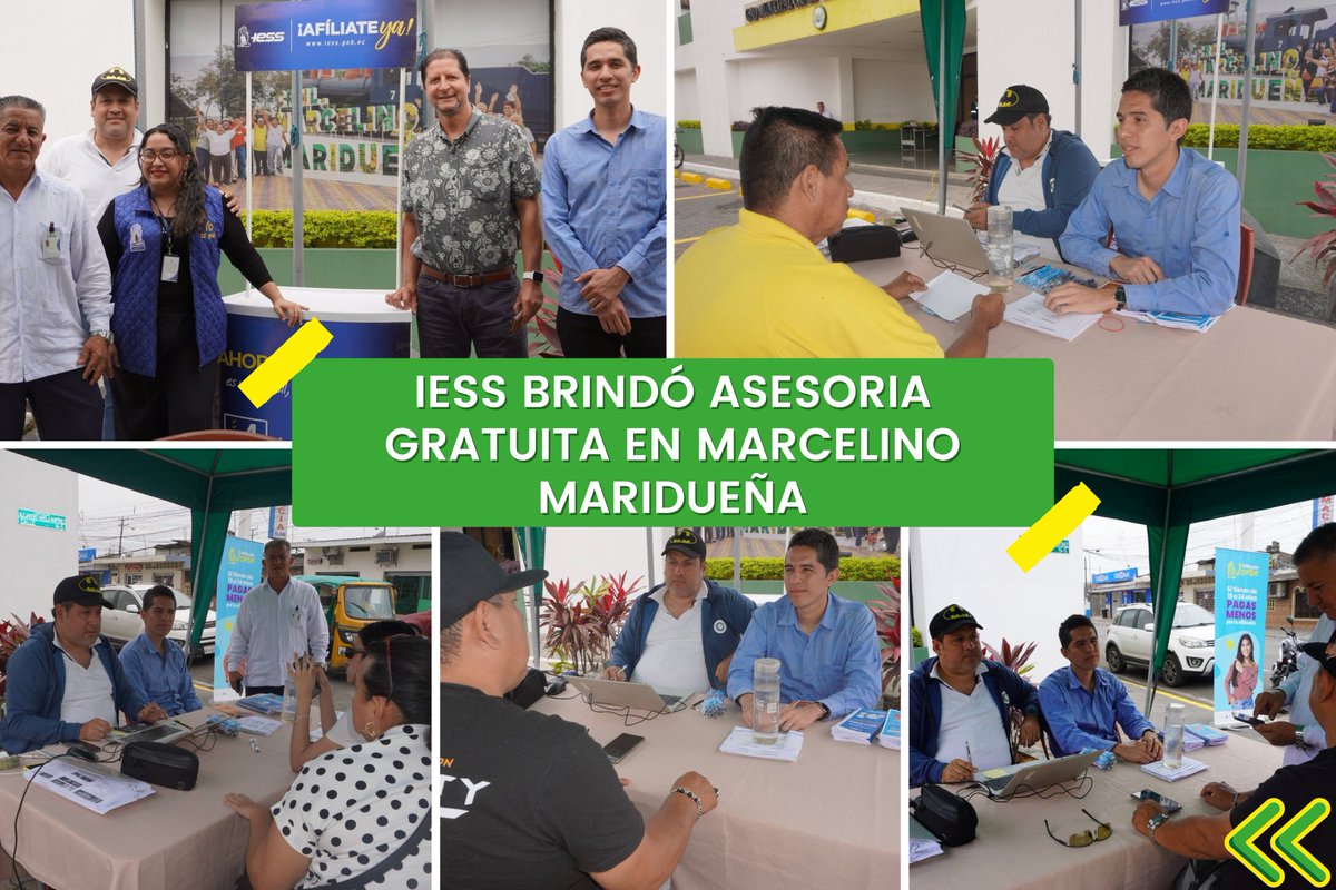 Asesoría gratuita del IESS en el Palacio Municipal de Coronel Marcelino Maridueña