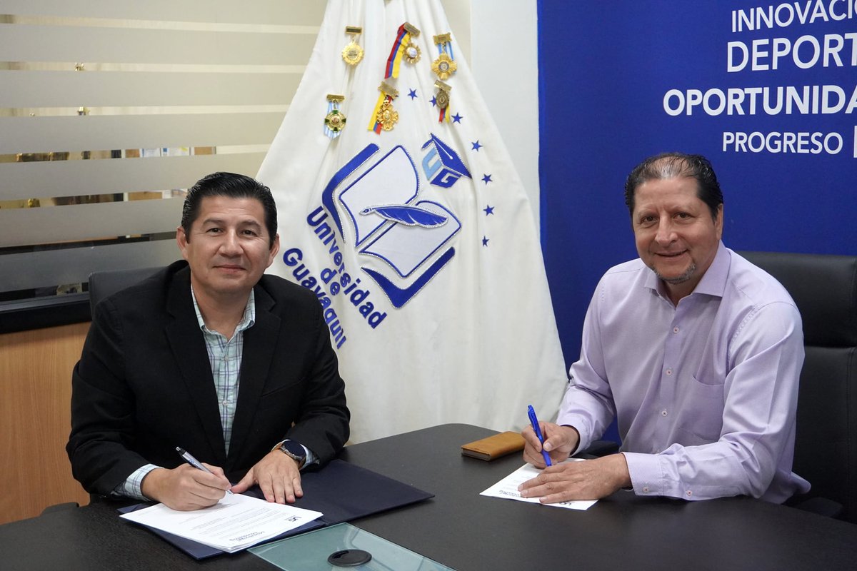 Alcaldía de Coronel Marcelino Maridueña firma convenio con la UDG para impulsar empleo