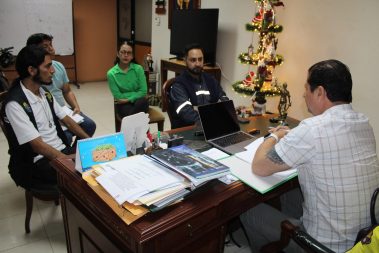 Municipio e Empresa Eléctrica coordinan reubicación de postes en Jesús del Gran Poder