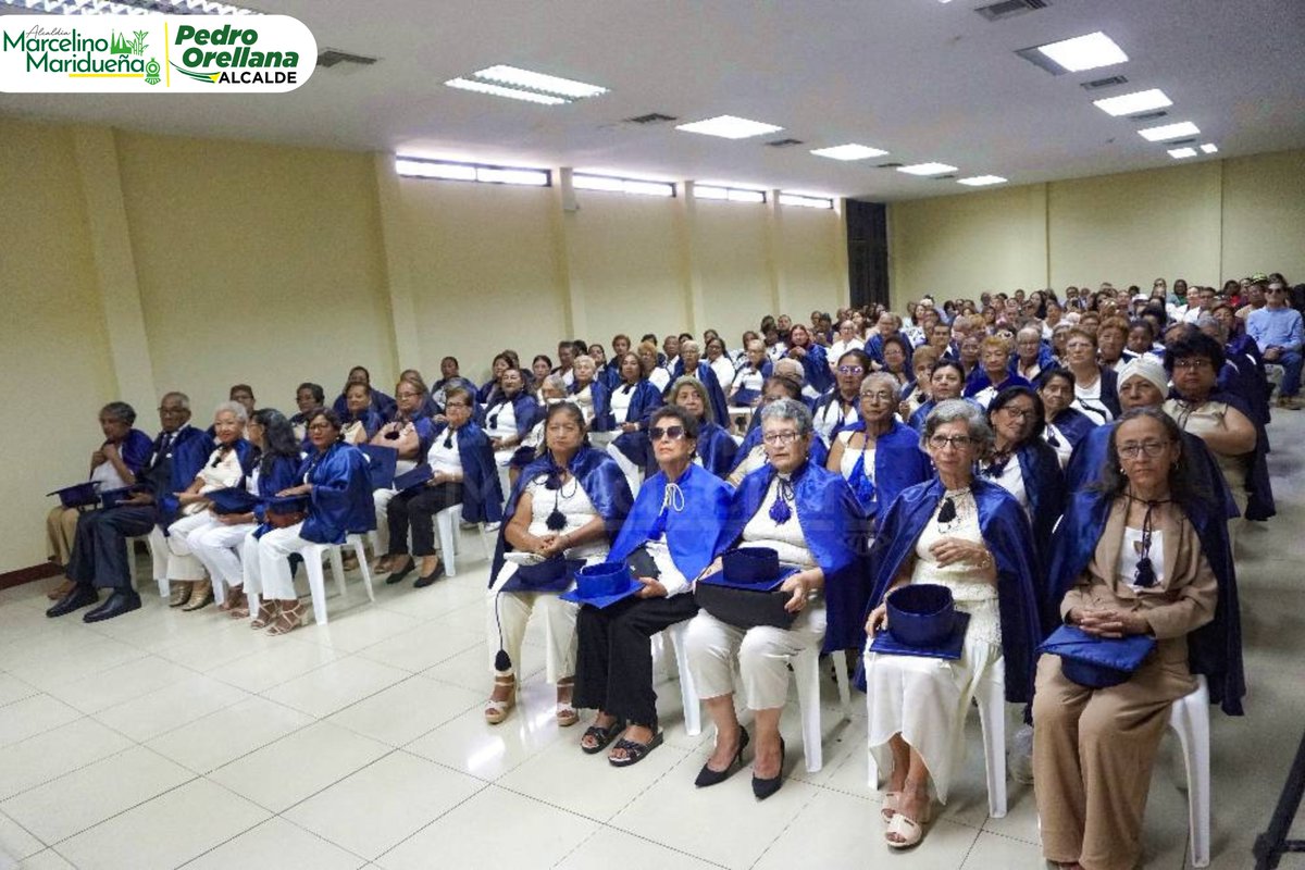 88 adultos mayores se gradúan del programa Hogar de Sabias Experiencias en Coronel Marcelino Maridueña