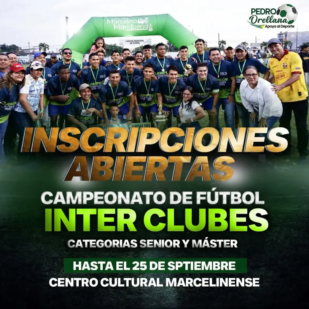 Inscripciones abiertas para el Campeonato Interclubes de Fútbol en Pedro Orellana