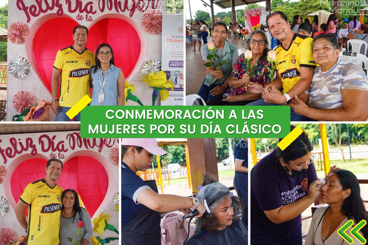 Coronel Maridueña celebró el Día de la Mujer con servicios gratuitos para las vecinas