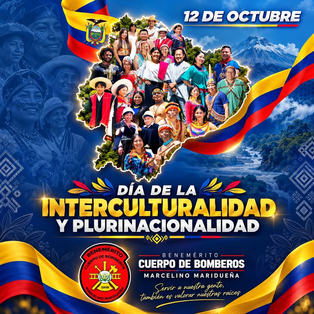 Bomberos de Maridueña celebran el Día de la Interculturalidad con enfoque en la inclusión